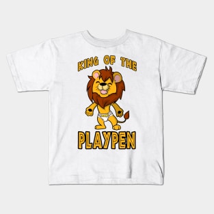 Baby Lion Cub King of the Playpen ABDL / FURRY Design Kids T-Shirt